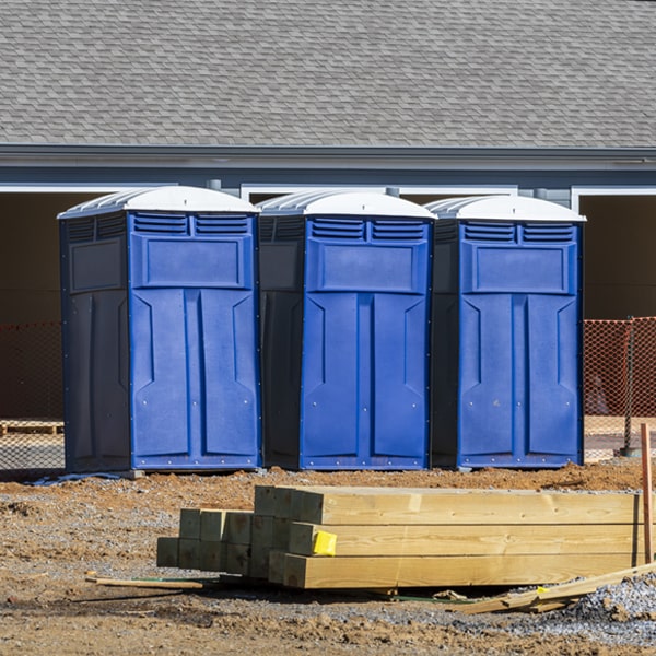 what is the expected delivery and pickup timeframe for the porta potties in Desloge